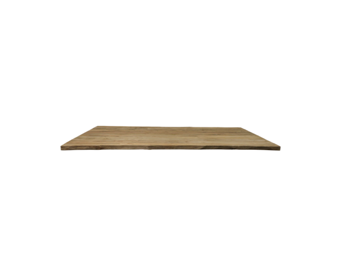 Rechthoekig tafelblad - 220x100x4 - Naturel - Teak
